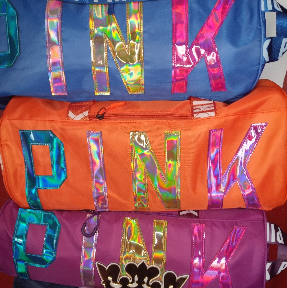 NEW *Pink* Sports Gym Duffle Bag in Navy Blue